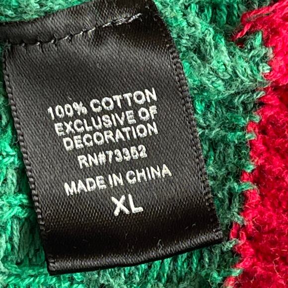 33 Degrees T-Rex Tyrannosaurus Dinosaur Tiny Arms Ugly Christmas Sweater Sz XL - Picture 5 of 5